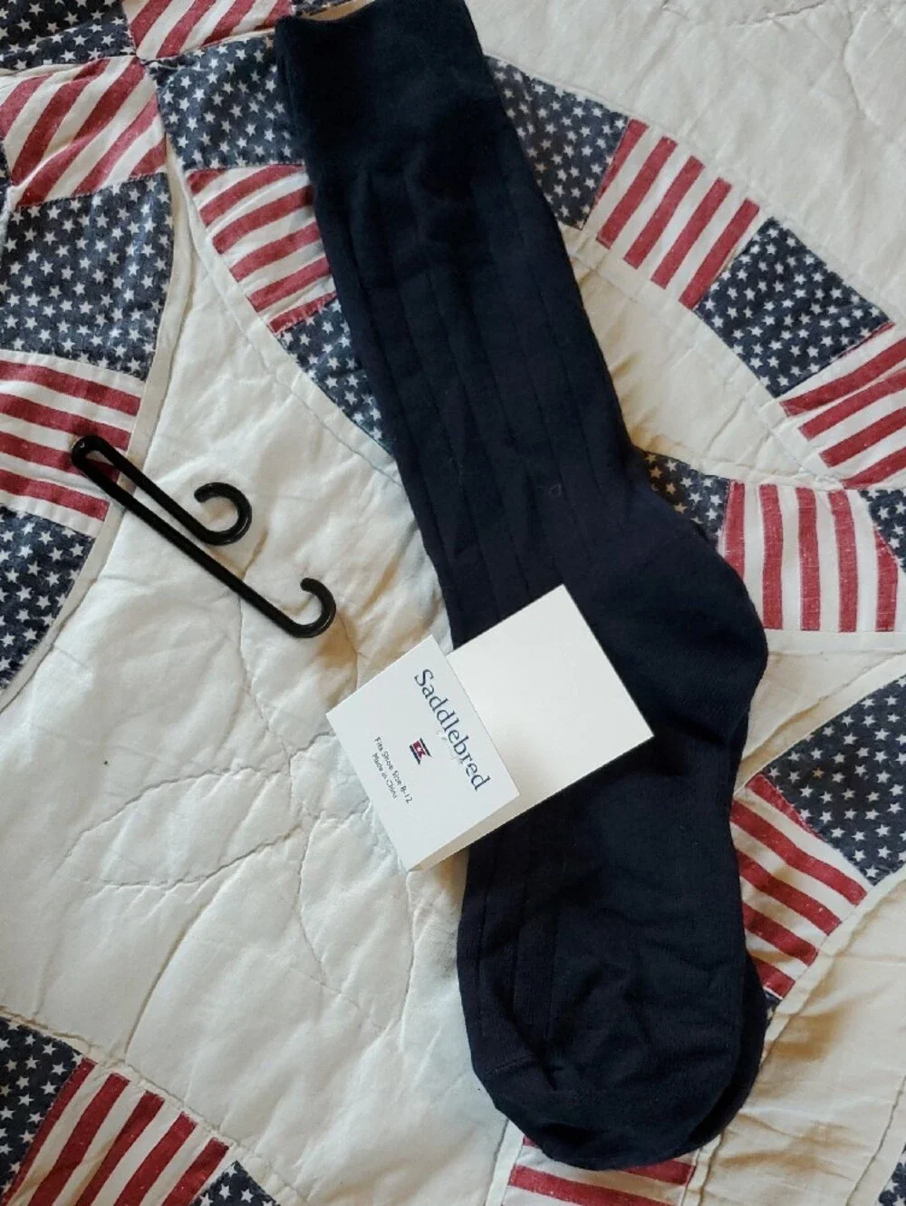 Saddlebred Men's NavyDress Socks